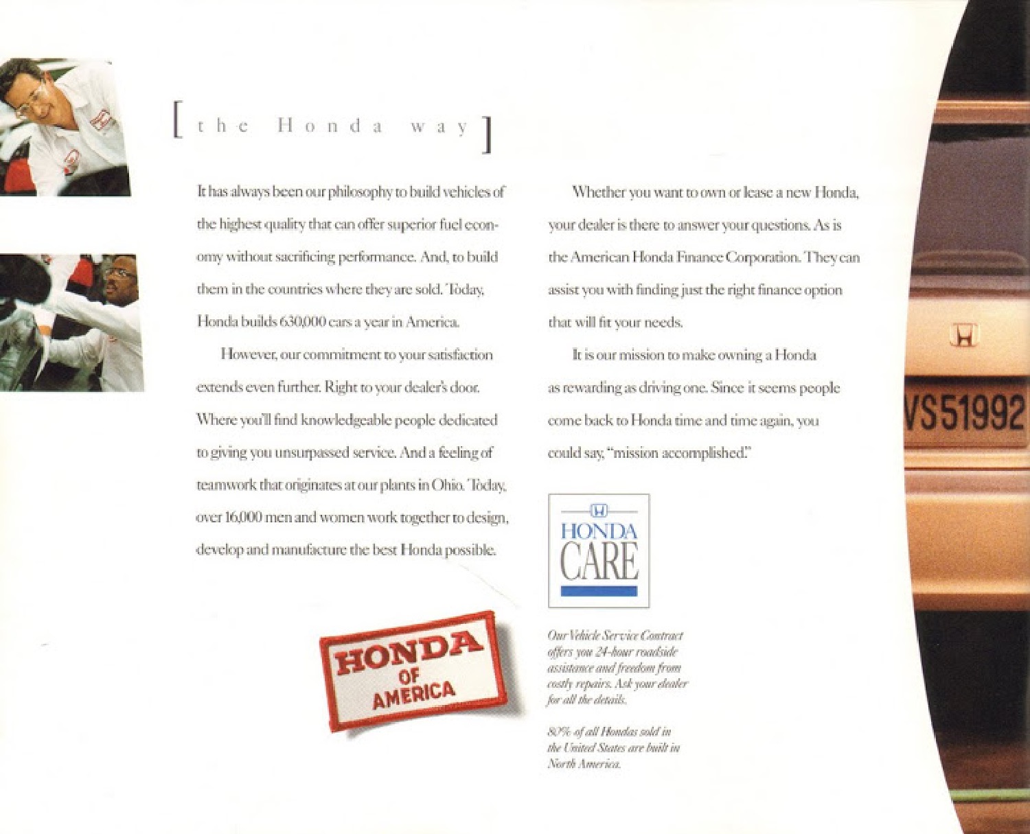 1998 Honda Brochure Page 30